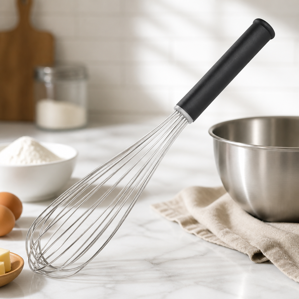 Heavy Duty 14" Stainless Steel Commercial Whisk with Sealed Handle
