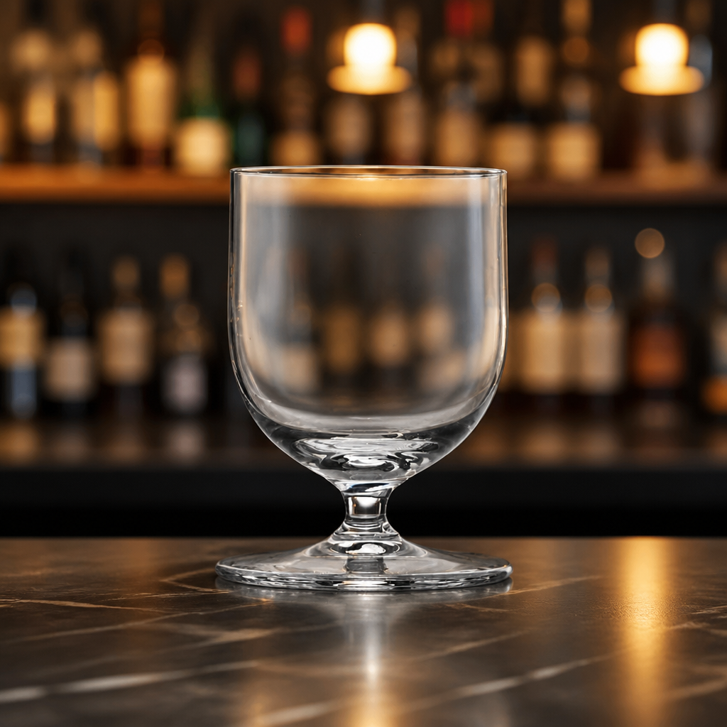 Commercial Old Fashioned Stemmed Tumblers 260ml 6 Pack
