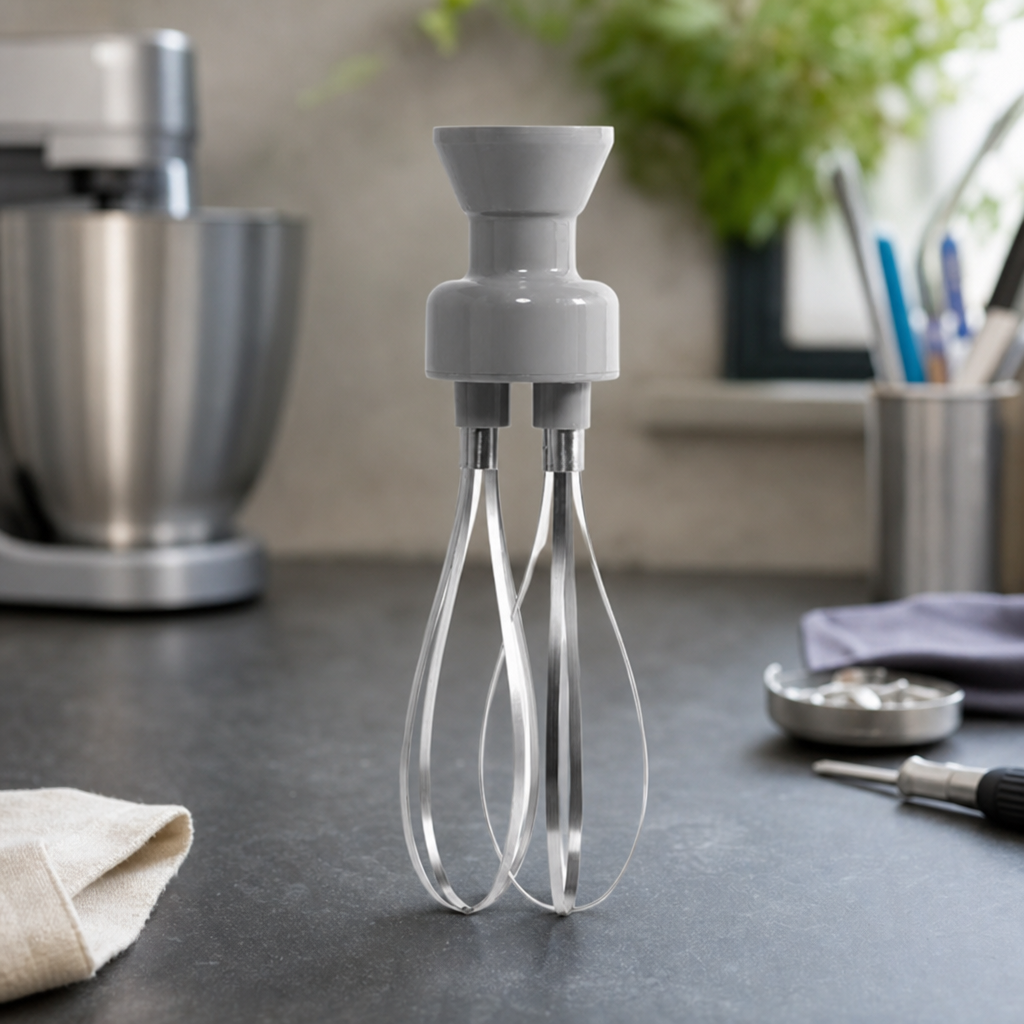 4Ltr Commercial Stick Blender Whisk Attachment in stainless steel