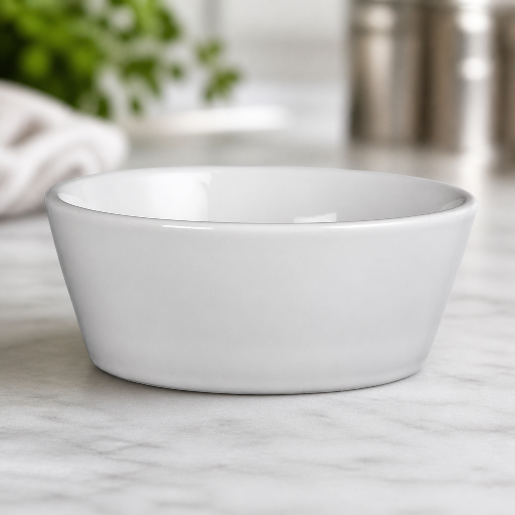Commercial Sloping Edge Dipping Bowls 120mm - 12 Pack