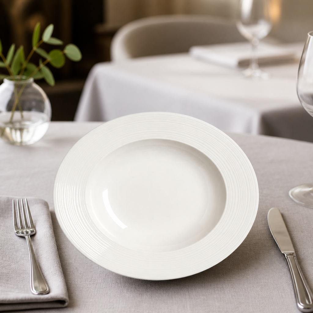 Commercial Rimmed Pasta Bowls 285mm - 12 Pack