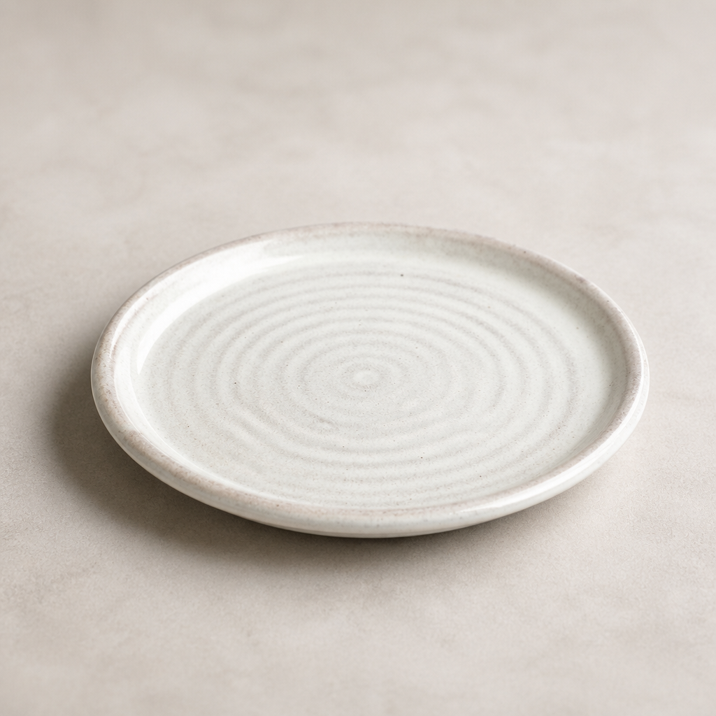 Commercial Stoneware Small Rim Plates 180mm 6 Pack