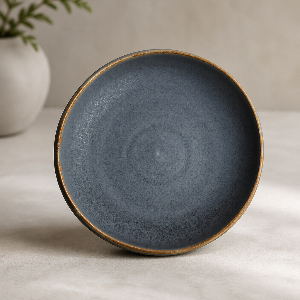 Commercial Ramen Bowls 21oz Blue Granite 230mm Set of 6