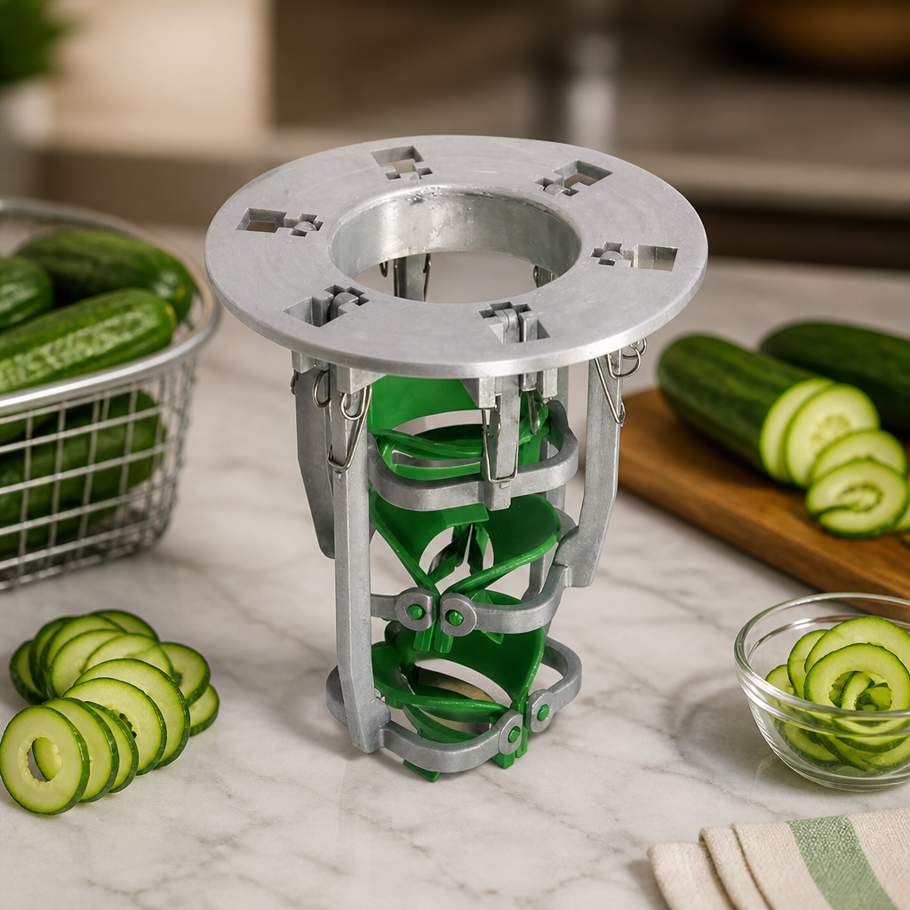Commercial Cucumber Peeler with Stand for food preparation