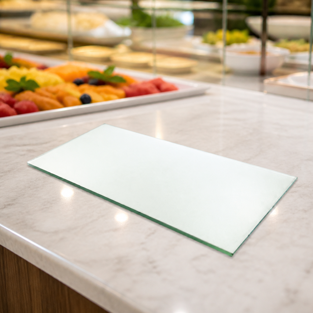 Commercial Glass Tile Inserts 609x279mm for display