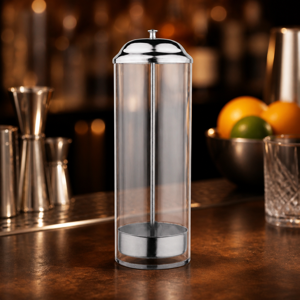 Commercial Straw Dispenser 90mm for bars and cafés
