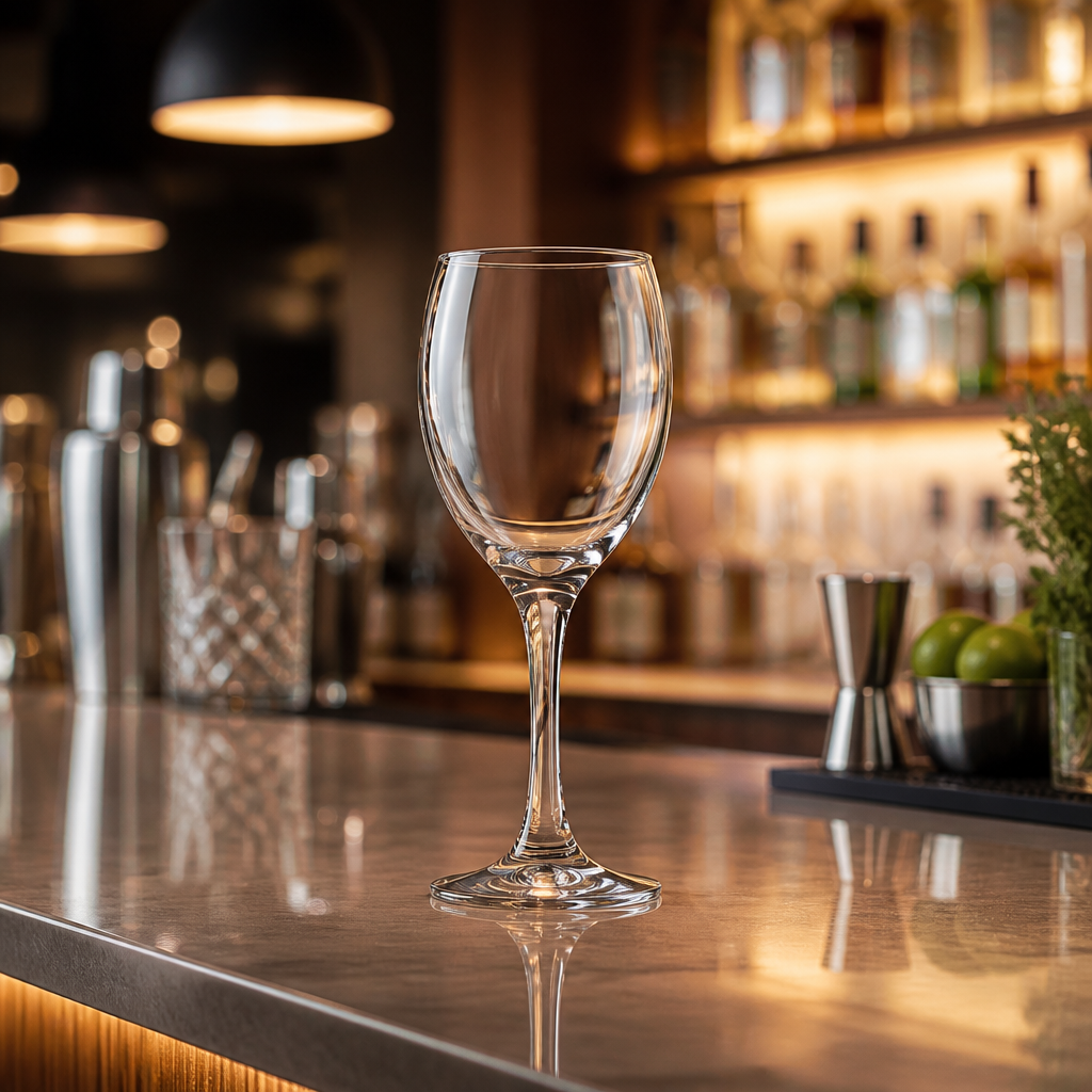 Commercial Wine Glasses 250ml Clear Glass 48 Pack