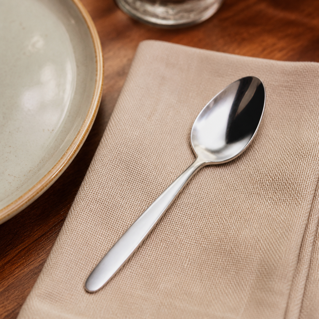 Commercial Stainless Steel Dessert Spoons 12 Pack 174mm
