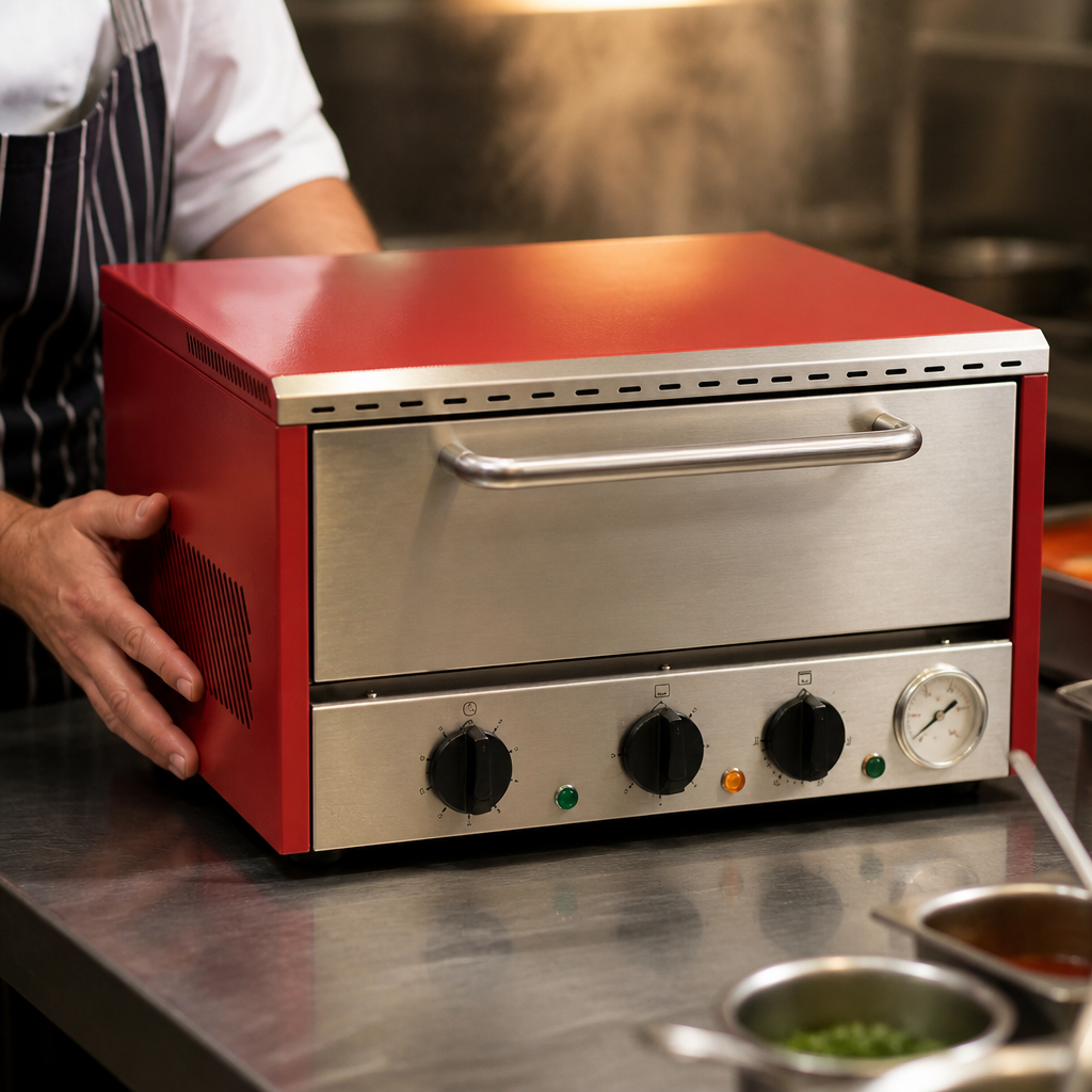 Single Deck Commercial Pizza Oven 14" Capacity Electric