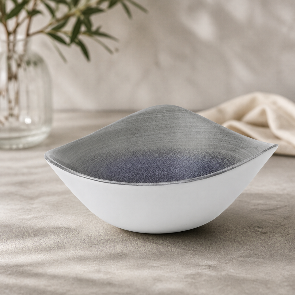 Commercial Aqueous Grey Bowls 370ml 12 Pack