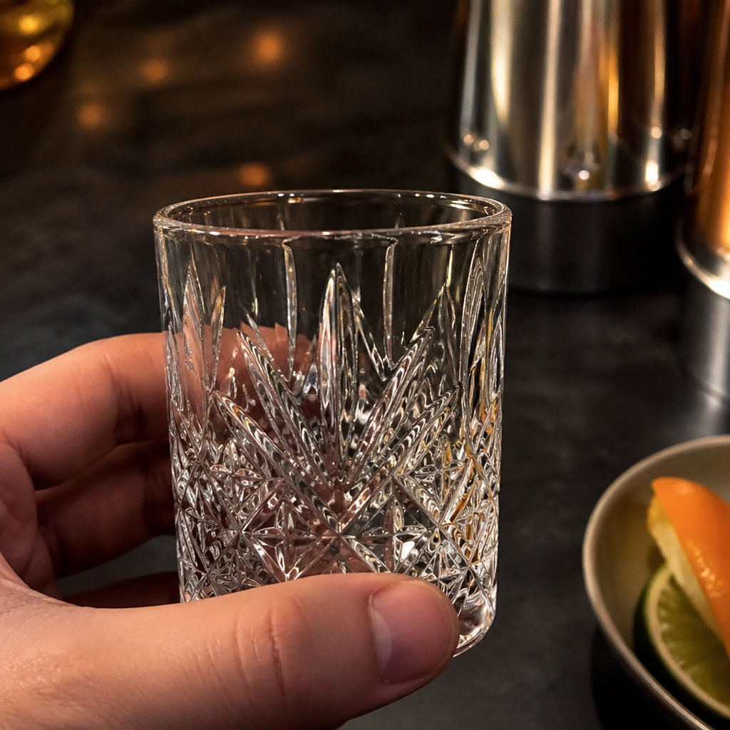 60ml Vintage Style Shot Glasses 12 Pack