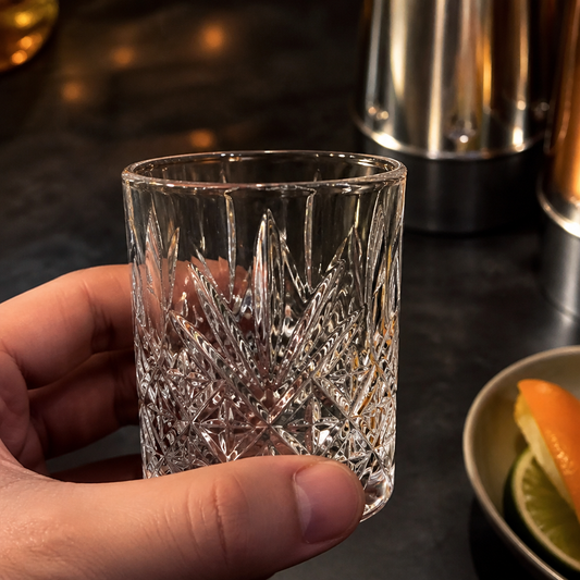 60ml Vintage Style Shot Glasses 12 Pack