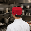 Lightweight Red Cool Vent Beanie for Commercial Kitchen Use