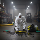 Premium Type 5/6 Protective Coverall - Lightweight, Breathable Material for Hazardous Dust and Limited Liquid Protection