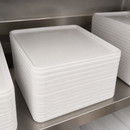 Commercial Reusable Ice Cream Container Lid 1.2Ltr 40 Pack