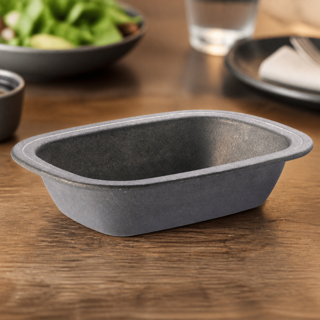 Commercial Vintage Steel Pie Dishes 200x140mm 6 Pack