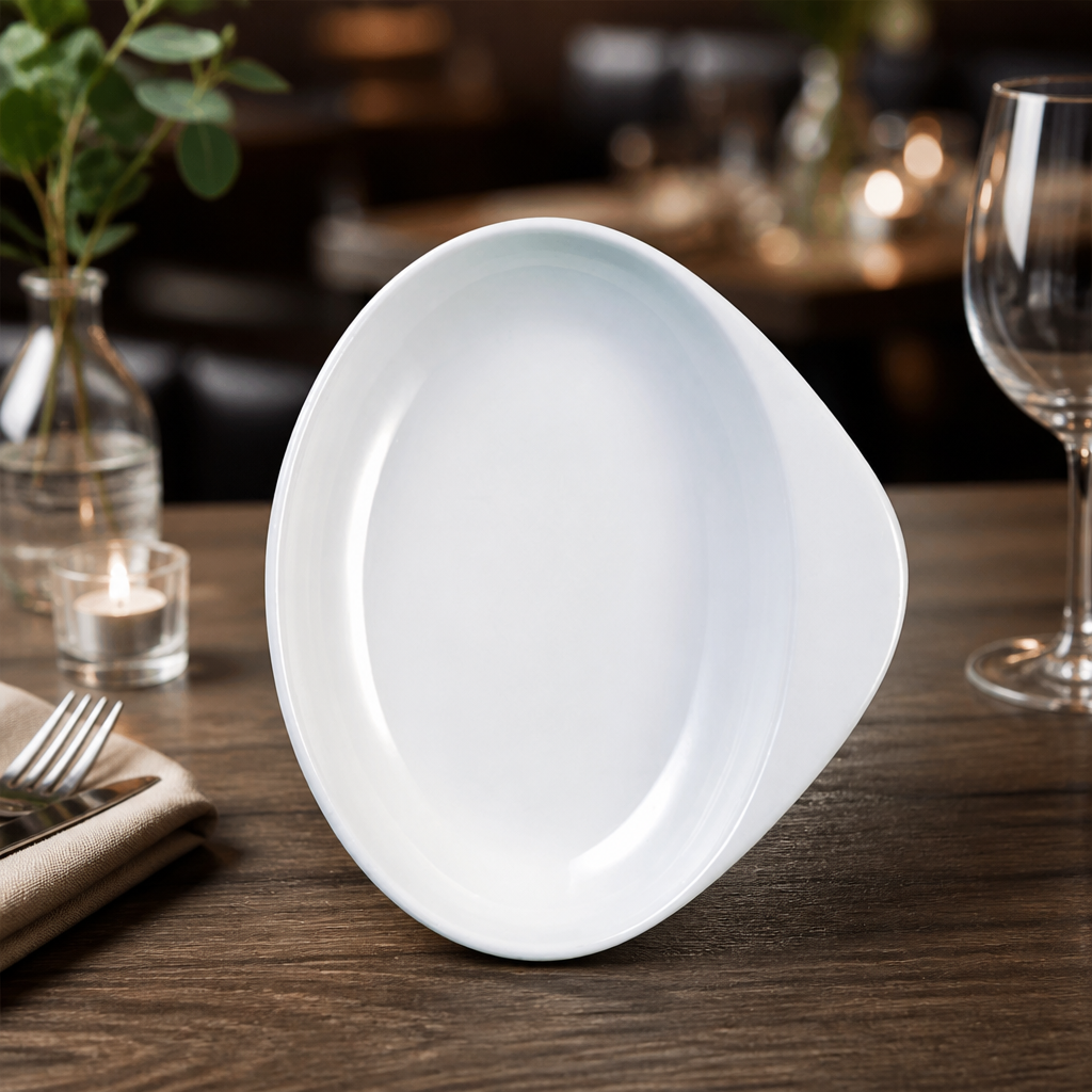 170mm oval commercial roasting and gratin dishes, 12 pack