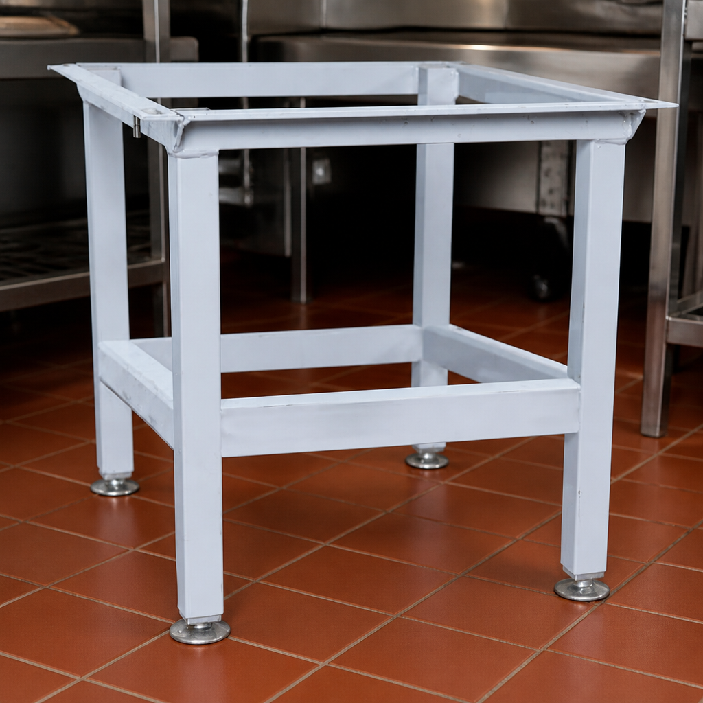 Commercial stand for undercounter ice maker 600mm height