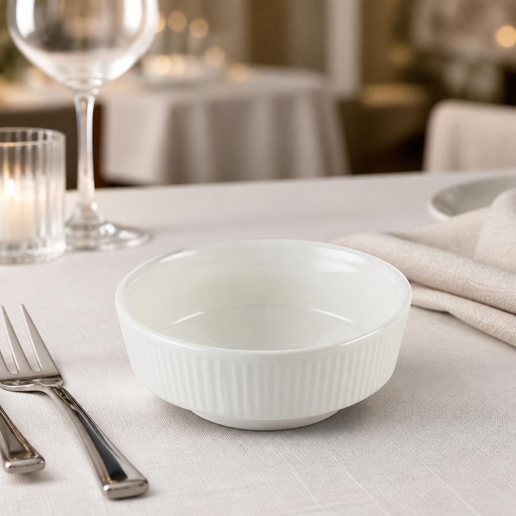 Commercial Shallow Bowls 0.26 Ltr 115mm - 12 Pack