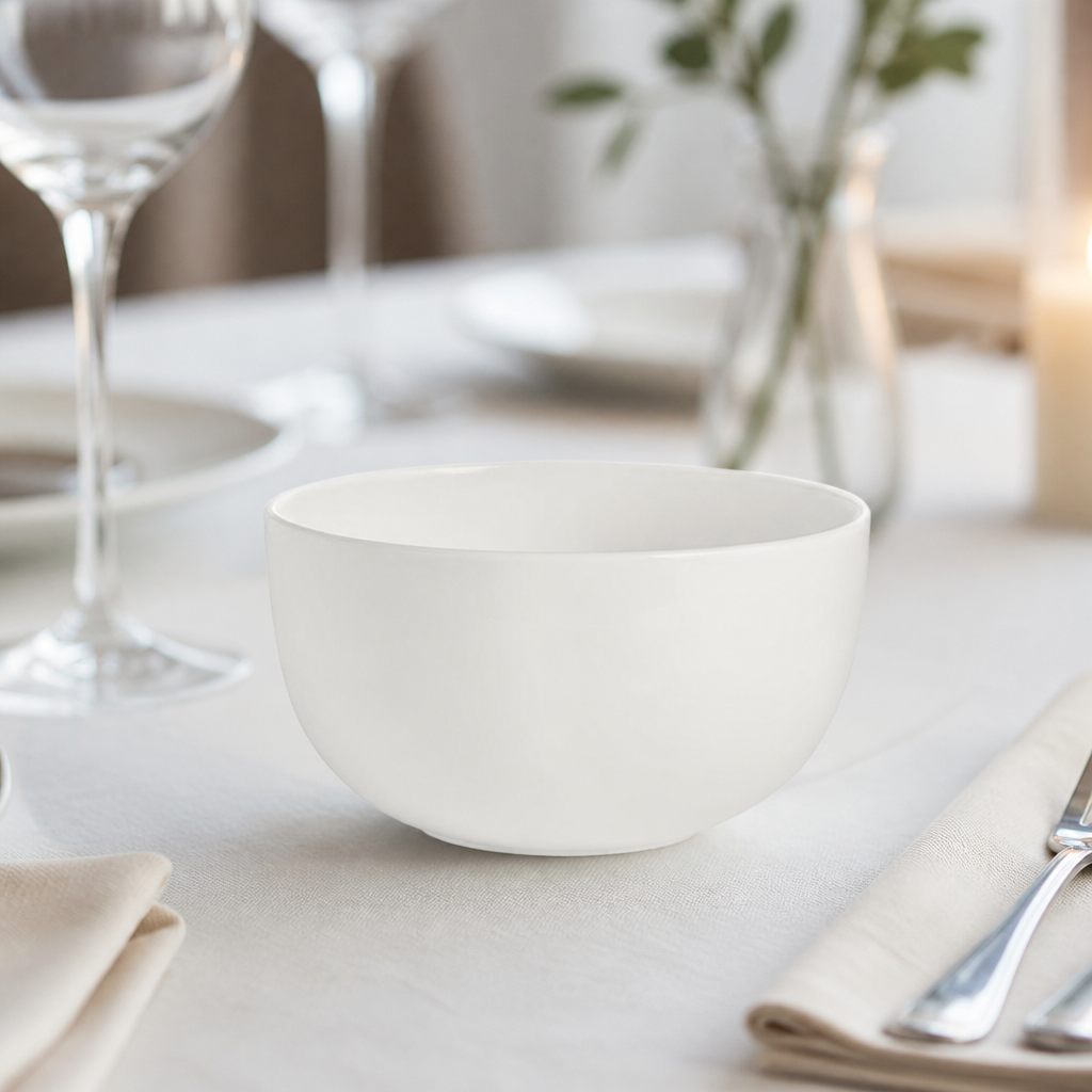 Commercial 180mm fine china bowls 12 pack