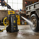Premium Electric Pressure Washer 240V with 165 Bar Pressure, Snow Foaming Applicator, and On-Board Storage for Effective Cleaning