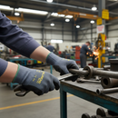 Premium Nitrile Protective Gloves for Mechanical Applications - Pack of 6 Pairs with Excellent Grip and Comfort