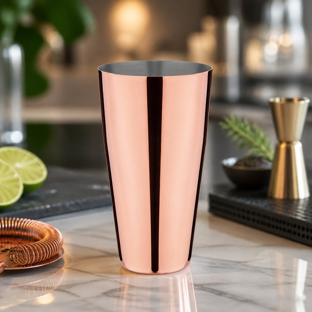 Copper Boston Cocktail Shaker - Commercial Bar Tool 28 oz
