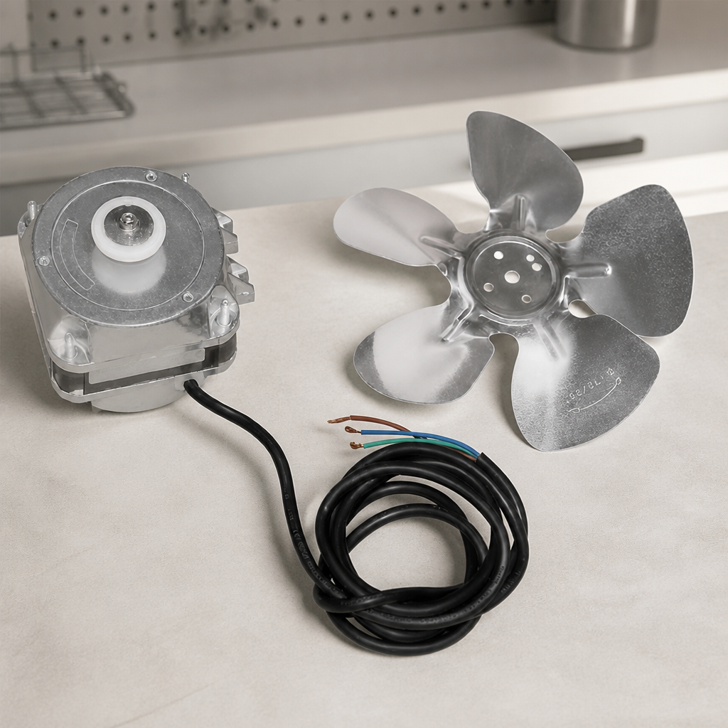 Commercial Evaporator Fan Motor and Blade Replacement 85mm