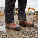 Premium Heavy Duty Dealer Boot with Composite Midsole and Fibreglass Toe Cap for Ultimate Protection - Sizes 3-14