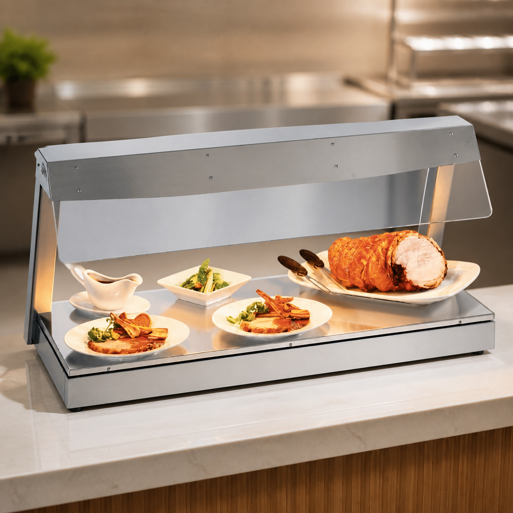 Commercial Electric Food Warmer with Gantry 3 x 1/1 GN