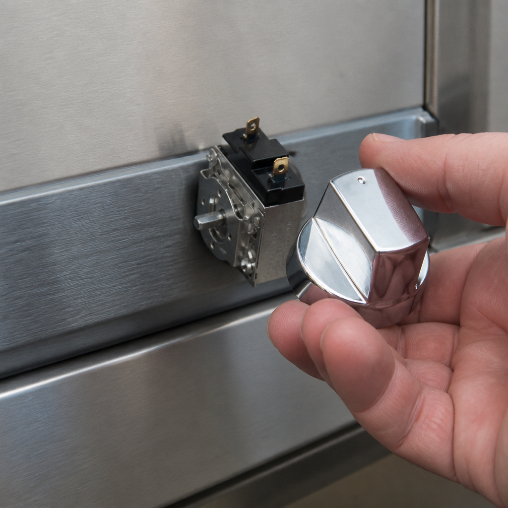 Commercial knife steriliser timer and knob replacement parts