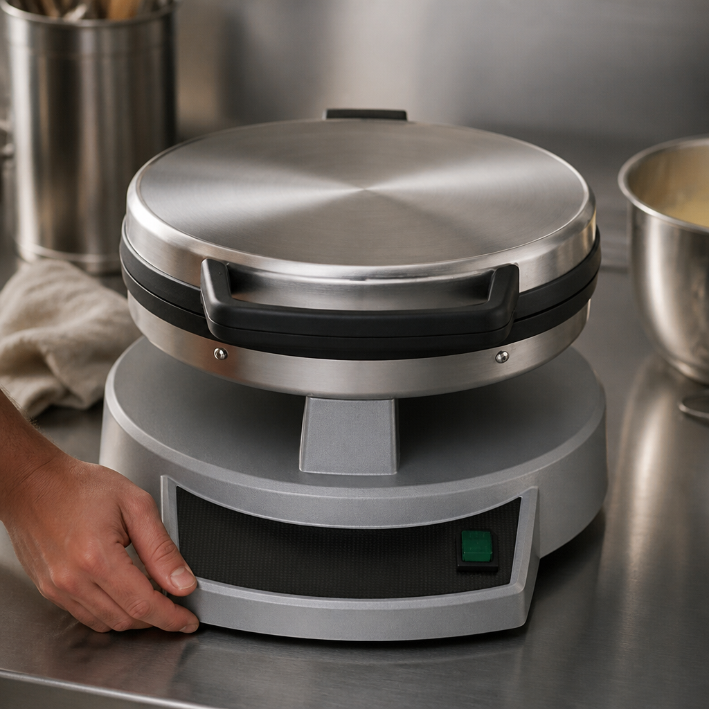 Commercial Crepe Maker 13.5 Inch Dual Surface Cooktop