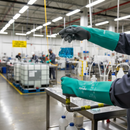 Premium Antistatic Nitrile Chemical Gloves with Cut Resistance and Grip Technology for High-Risk Environments