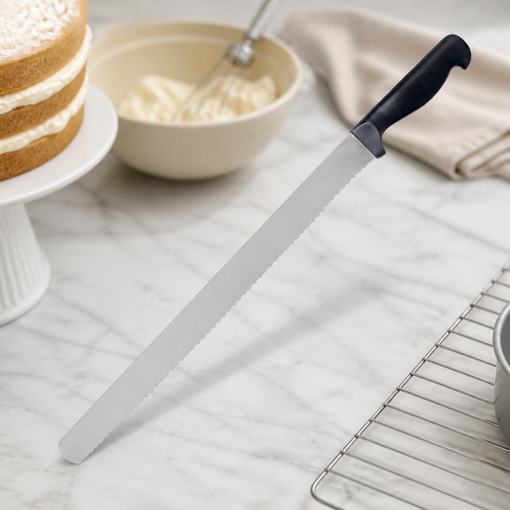 Commercial Cake Knife 35.5cm Stainless Steel Pastry Cutter