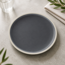 Commercial Vitrified Porcelain Plates 265mm Charcoal 6 Pack