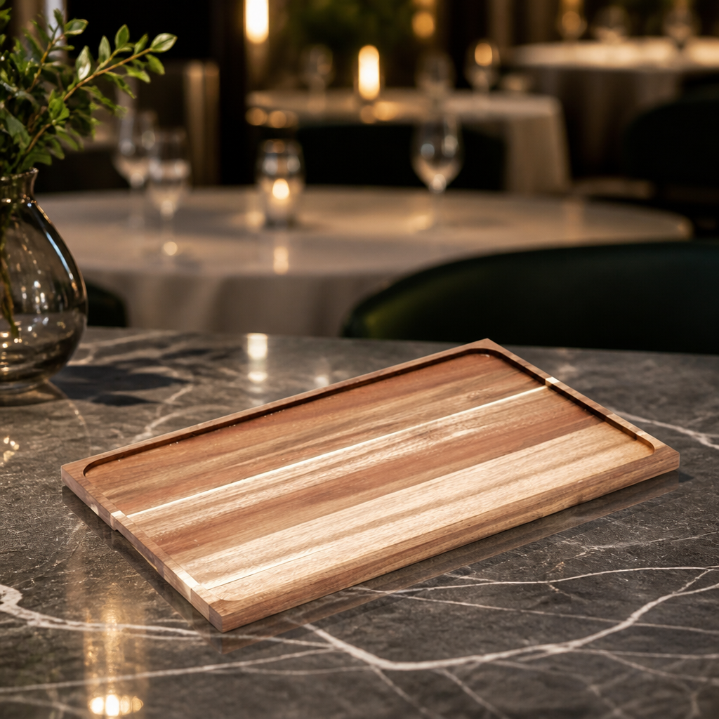 Commercial Acacia Wood Trivet Base 550x345mm Pack of 5