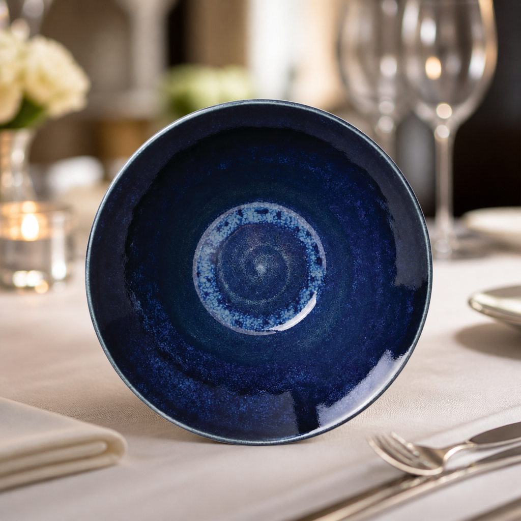 Commercial Porcelain Bowls 140mm Lapis Blue 12 Pack