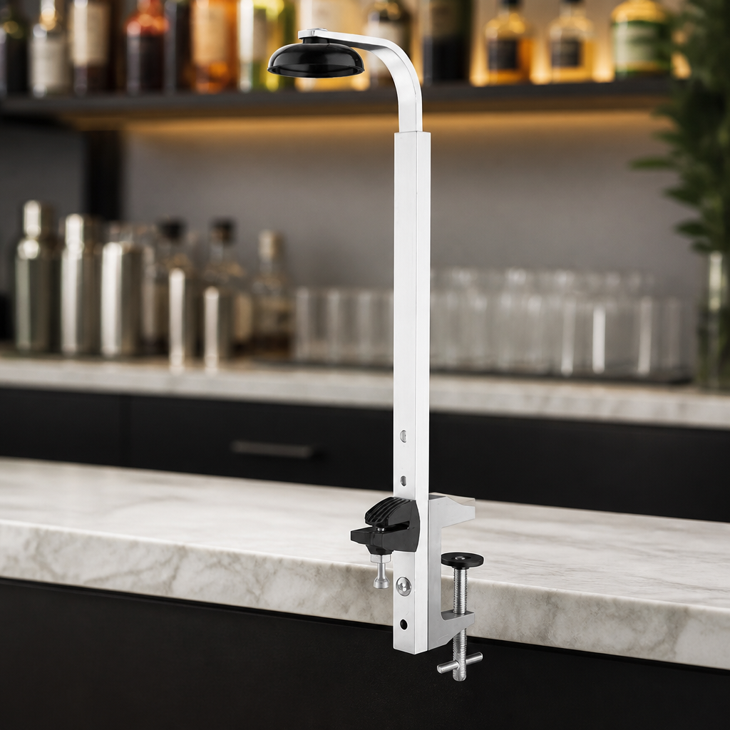 Commercial Bar Optics Bracket Shelf Mount for 1 Litre Bottles