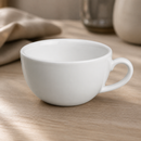 200ml Commercial Classic White Porcelain Cappuccino Cups 12 Pack