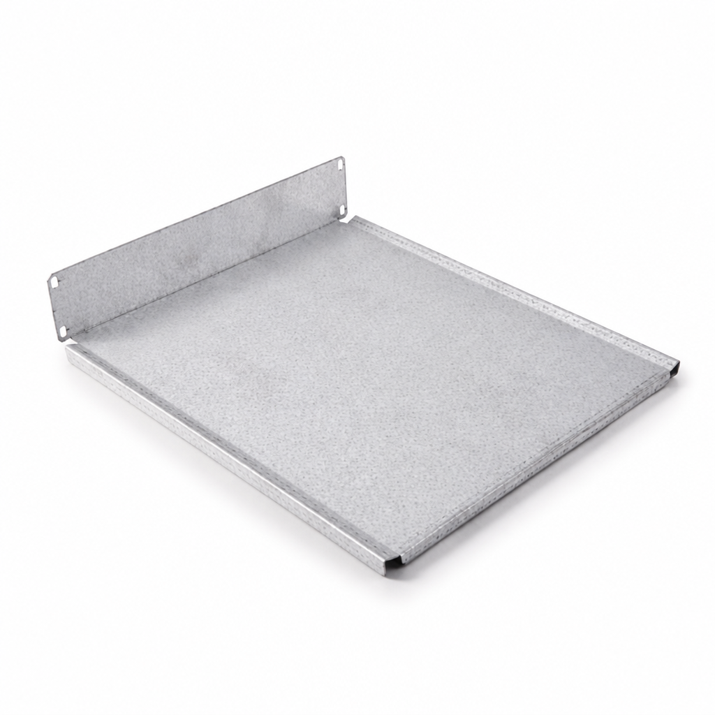 Durable commercial crumb tray for conveyor toaster