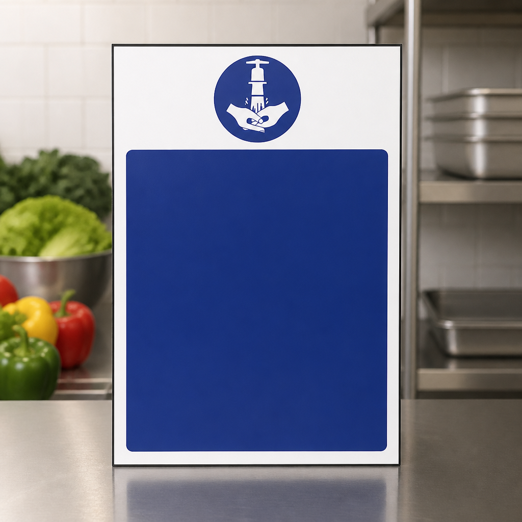Commercial Wash Hands Before Handling Food Sign 300x200mm