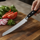 20.3cm Commercial Bread Knife with Damascus Steel Blade
