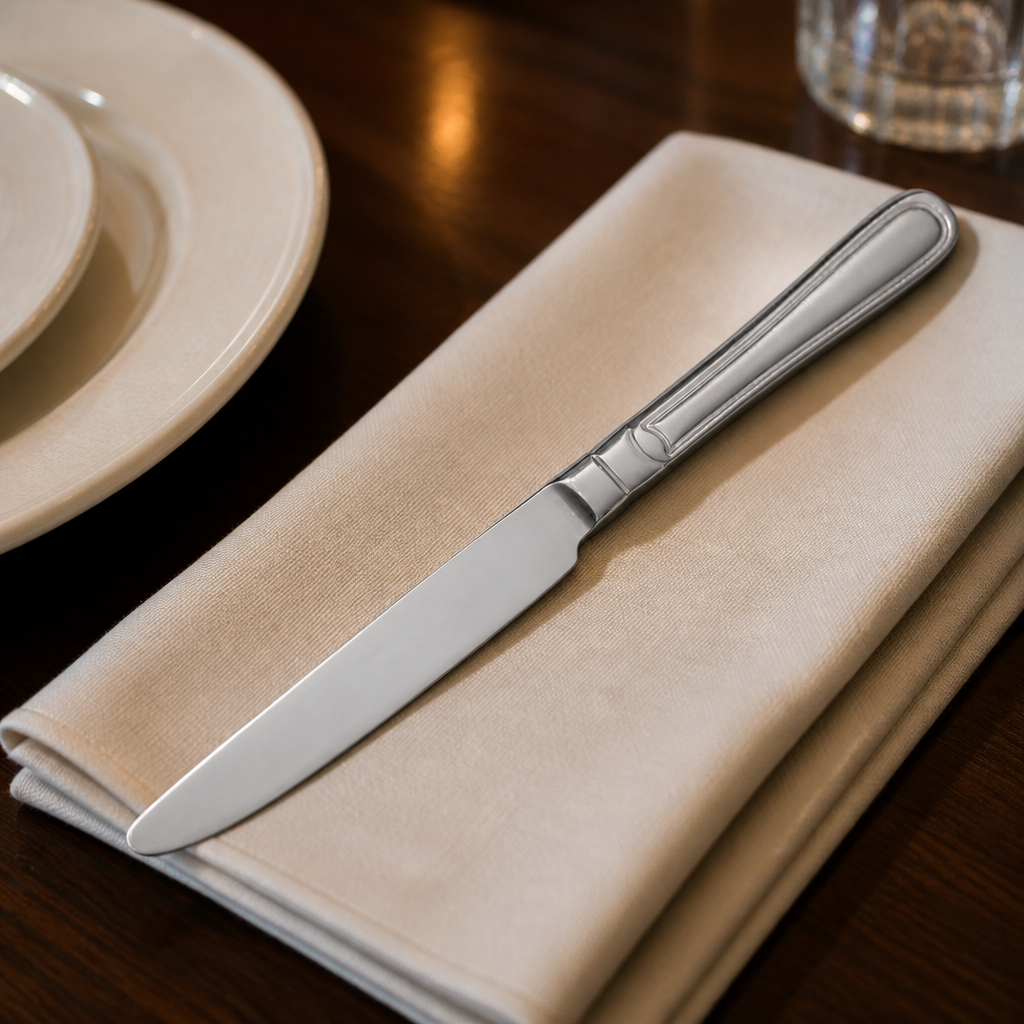 Set of 12 stainless steel commercial steak knives