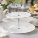 Commercial 2 Tier Plate Tower Stand for Food Presentation