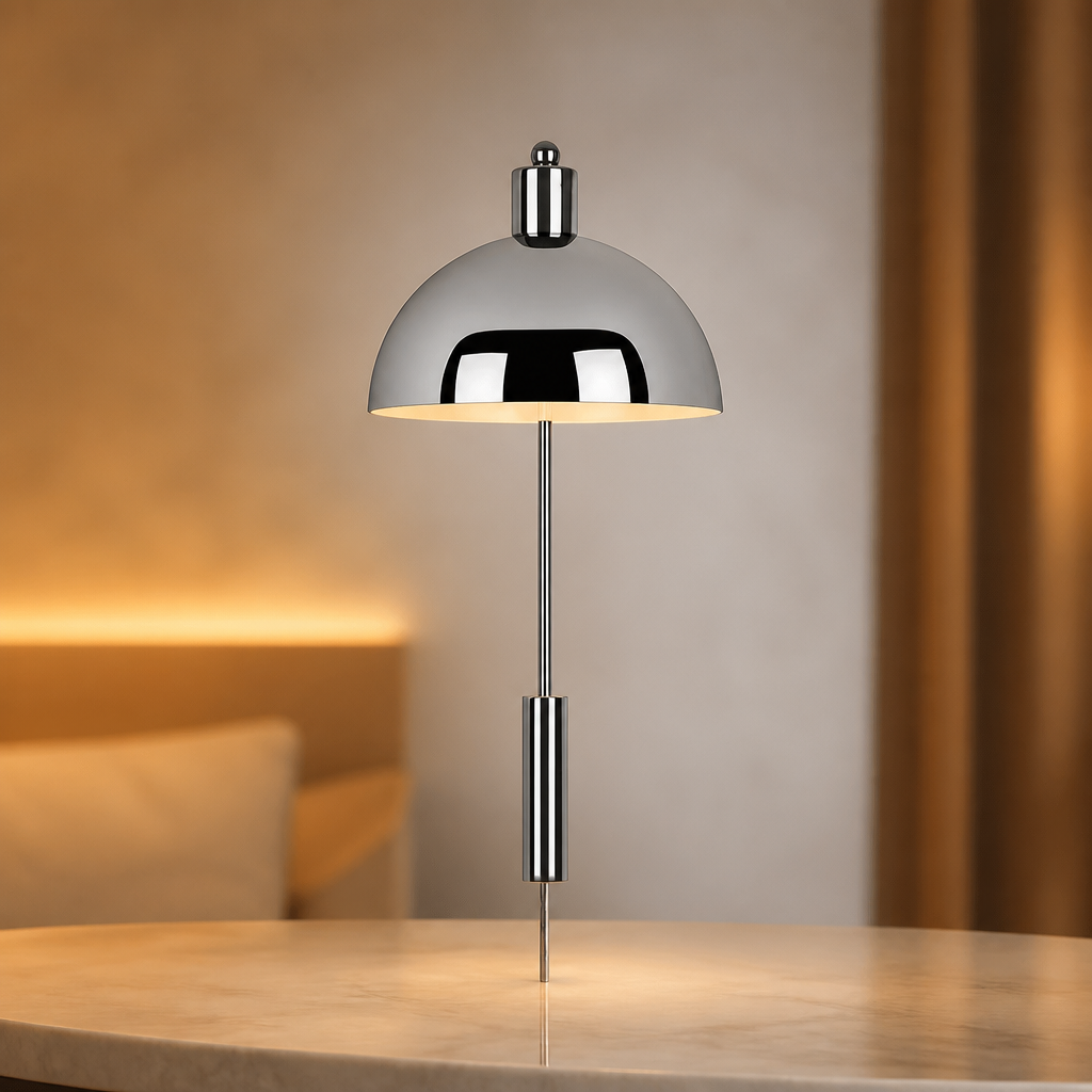 Indoor Wall Light 430mm Height Chrome Accent Fixture
