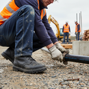 Premium Heavy Duty Safety Boots with Activ-Step Dual Density Outsole and 90 Degree Ladder Grip Heel Cup