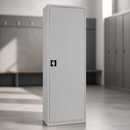 Lockable Clothing Locker Grey 610mm for Staff Rooms