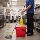 Professional 15 Litre Mop Bucket with Wet Floor Warning Sign and Multiple Color Options