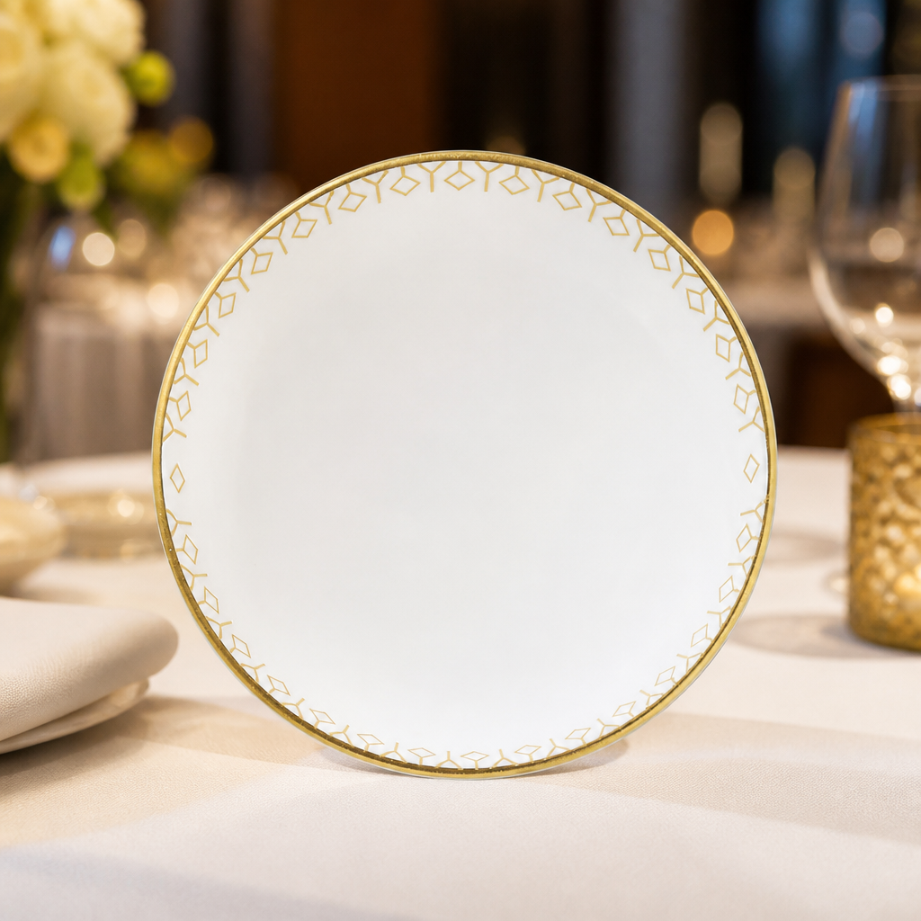 Commercial Bone China Butter Dishes 80mm in a pack of 24