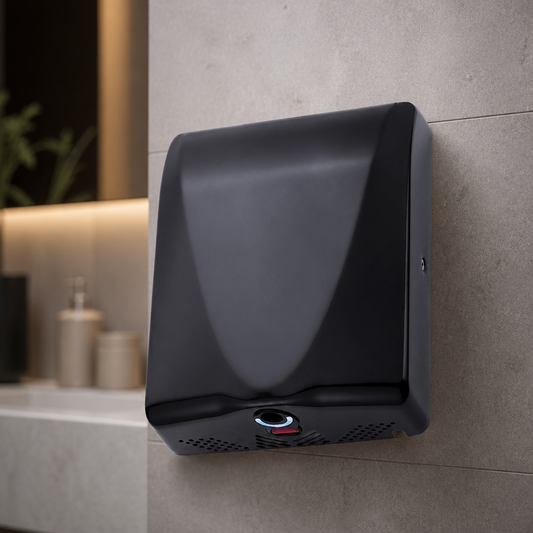 Commercial Hand Dryer with HEPA Filter and LED Light 321mm Height